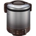 ガス炊飯器 リンナイ　【RR-100VQ-DB プロパン用】　こがまる VQシリーズ 電子ジャー付 2〜10合 ダークブラウン ガス用ゴム管別売 ［♭■］