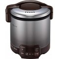 ガス炊飯器 リンナイ　【RR-050VQT-DB プロパン用】　こがまる VQTシリーズ タイマー・電子ジャー付 1〜5合 ダークブラウン 専用ガスコード別売 ［♭■］
