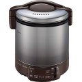 ガス炊飯器 リンナイ　【RR-100VQT-DB プロパン用】　こがまる VQTシリーズ タイマー・電子ジャー付 2〜10合 ダークブラウン 専用ガスコード別売 ［♭■］