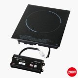 客席IHヒーター 三化工業　SIH-TH213B-BK　200V ビルトイン1口 ブラック [♪■♭]