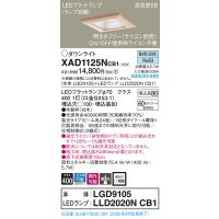 パナソニック　XAD1125NCB1(ランプ別梱)　ダウンライト 天井埋込型 LED(昼白色) 高気密SB形 集光24度 調光(ライコン別売) 埋込穴□100 白木枠