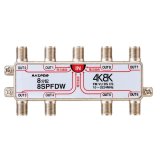 マスプロ電工　8SPFDW　8分配器 全端子電流通過型 双方向・VU・BS・CS 3224MHz 4K8K対応 [￡]