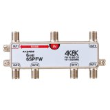 マスプロ電工　6SPFW　6分配器 1端子電流通過型 双方向・VU・BS・CS 3224MHz 4K8K対応