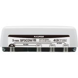 マスプロ電工　SP3CDW　3分配器 全端子電流通過型 屋外 FM・VU・BS・CS 3224MHz 4K8K対応