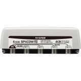マスプロ電工　SP4CDW　4分配器 全端子電流通過型 屋外 FM・VU・BS・CS 3224MHz 4K8K対応