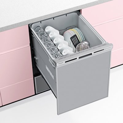 画像2: 【在庫あり】パナソニック　NP-45VD9S　食洗機 ビルトイン 食器洗い乾燥機 幅45cm ディープタイプ ドアパネル型 ドアパネル別売 (NP-45VD8S の後継品) [♭☆2]