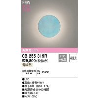 【納期遅延】オーデリック　OB255319R　ブラケットライト 非調光 LED一体型 電球色 緑青付け