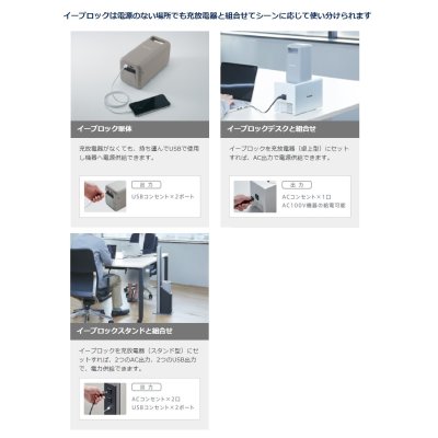 画像5: パナソニック　PQB0311A　イーブロック 可搬型バッテリー 蓄電容量304Wh ※受注生産品 [§∽]