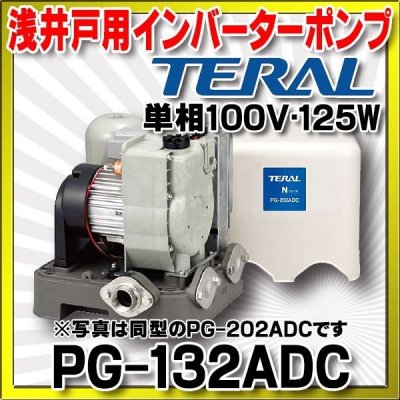 画像1: 【在庫あり】テラル(旧ナショナル)　PG-132ADC　浅井戸用インバーターポンプ 単相100V・125W [☆2]