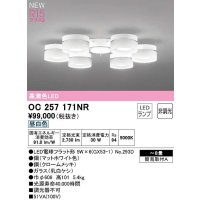 オーデリック　OC257171NR(ランプ別梱)　シャンデリア 8畳 非調光 LEDランプ 昼白色 マットホワイト