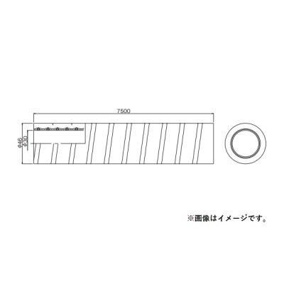 画像1: ダイキン　KPMH997B075　ハウジングエアコン 加湿用ホース（高断熱） 7.5m入（内径φ30） 別売品 （KPMH997A075）の後継品 [♪▲]