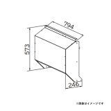 日立　SP-BF-DB-SS　エアコン 部材 背面吸込フード ステンレス製 ※受注生産品 [(^^)§]