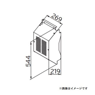 画像1: 日立　SP-BF-EL-SS　エアコン 部材 左吸込口フード ステンレス製 ※受注生産品 [(^^)§]