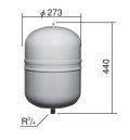 荏原製作所　BT(12)20　BT型圧力タンク20L ♪