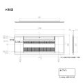 三菱　MAC-R11PW　リニューアルパネル ホワイト ハウジングエアコン 部材  [Å]