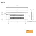 三菱　MAC-V03PM　化粧パネル 板目 ハウジングエアコン 部材  [Å]