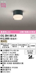 オーデリック　OG264061LR(ランプ別梱)　エクステリア ポーチライト LEDランプ 電球色 防雨型 黒色