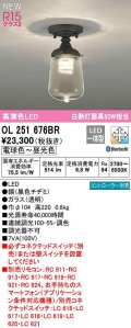 オーデリック　OL251676BR　シーリングライト 調光 調色 Bluetooth コントローラー別売 LED一体型 電球色〜昼光色 黒色チヂミ