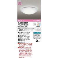 オーデリック　OL291089BR(ランプ別梱)　シーリングライト 調光 調色 Bluetooth コントローラー別売 LEDランプ 電球色〜昼光色