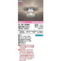 オーデリック　OL291523BR　シーリングライト 調光 調色 Bluetooth コントローラー別売 LED一体型 電球色〜昼光色