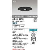 オーデリック　OR036307K1　非常灯・誘導灯 埋込穴φ100 リモコン別売 LED一体型 昼白色 浅型 低天井・小空間用(〜3m) ブラック