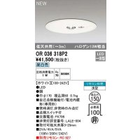 オーデリック　OR036318P2　非常灯・誘導灯 埋込穴φ150 リモコン別売 LED一体型 昼白色 浅型 低天井用(〜3m) ホワイト