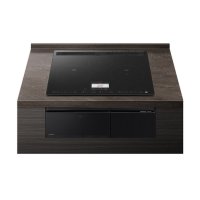 日立　HT-N100KTF(K)　IHクッキングヒーター ビルトイン 3口 IH N100Tシリーズ 鉄・ステンレス対応 幅60cm プレミアムブラック [♪]