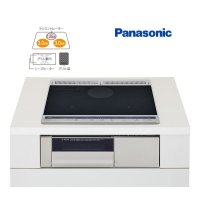 【在庫あり】パナソニック　KZ-L32AS　IHクッキングヒーター ビルトイン 幅60cm Lシリーズ 2口IH＋ラジエント トップ：ブラック (KZ-G32AS の後継品) [♭☆2]