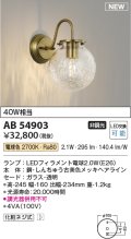 コイズミ照明 AB54903 ブラケット 非調光 LED 電球色