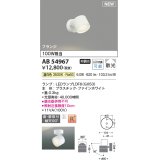 コイズミ照明 AB54967 スポットライト 非調光 LED 温白色 直付・壁付取付 フランジ 散光 ファインホワイト