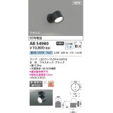 コイズミ照明 AB54980 スポットライト 非調光 LED 昼白色 直付・壁付取付 フランジ 散光 ブラック