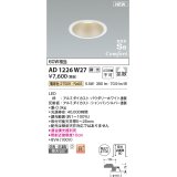 コイズミ照明 AD1226W27 ダウンライト 埋込穴φ100 調光 調光器別売 LED一体型 電球色 高気密SB形 ベース 拡散 防雨・防湿型 パウダリーホワイト