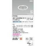 コイズミ照明 AD1226W50 ダウンライト 埋込穴φ100 調光 調光器別売 LED一体型 昼白色 高気密SB形 ベース 拡散 防雨・防湿型 パウダリーホワイト