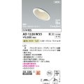 コイズミ照明 AD1228W35 ダウンライト 埋込穴φ100 調光 調光器別売 LED一体型 温白色 高気密SB形 傾斜・ウォールウォッシャー 防雨・防湿型 パウダリーホワイト