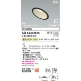 コイズミ照明 AD1229B35 ダウンライト 埋込穴φ100 調光 調光器別売 LED一体型 温白色 高気密SB形 傾斜・ウォールウォッシャー 防雨・防湿型 マットブラック