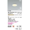 コイズミ照明 AD1243W27 ダウンライト 埋込穴φ75 調光 調光器別売 LED一体型 電球色 高気密SB形 ベース 拡散 防雨・防湿型 パウダリーホワイト