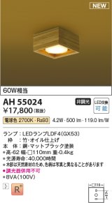 コイズミ照明 AH55024 和風照明 シーリング 非調光 LED 電球色 竹