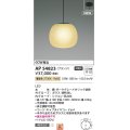 コイズミ照明 AP54823 ペンダント 非調光 LED一体型 電球色 フランジタイプ ダークグレーメタリック
