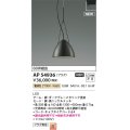 コイズミ照明 AP54936 ペンダント 非調光 LED一体型 電球色 プラグタイプ 黒ニッケルメッキ