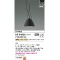 コイズミ照明 AP54938 ペンダント 非調光 LED一体型 電球色 プラグタイプ サテンブラック
