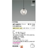 コイズミ照明 AP54953 ペンダント 調光 調光器別売 LED一体型 温白色 フランジタイプ ブラック