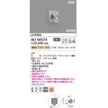 コイズミ照明 AU54573 スポットライト 非調光 LED一体型 電球色 広角 防雨型 サテンシルバー