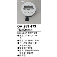オーデリック OA253473 センサ ベース型人検知カメラ 壁面取付専用 防雨型 マットシルバー