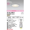オーデリック OD261866LR(ランプ別梱) エクステリア ダウンライト 埋込穴φ125 LEDランプ 電球色 高気密SB 高演色LED 軒下取付専用 防雨型 マットシルバー