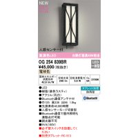 オーデリック OG254839BR エクステリア ポーチライト Bluetooth タブレット別売 LED一体型 電球色 高演色LED 人感センサー付 防雨型 鉄色ラスティ