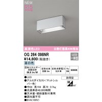 オーデリック OG264098NR エクステリア ポーチライト LED一体型 昼白色 高演色LED 防雨型 マットシルバー