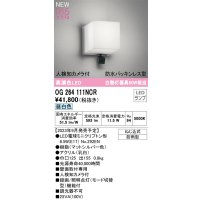 オーデリック OG264111NCR(ランプ別梱) エクステリア ポーチライト LEDランプ 昼白色 高演色LED 人検知カメラ付 防水パッキンレス型 防雨型 マットシルバー