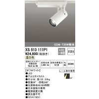 オーデリック XS513111P1 スポットライト 非調光 LED一体型 レール取付専用 温白色 オフホワイト