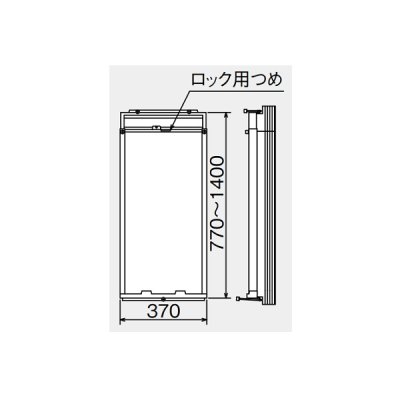 画像1: ルームエアコン 別売り品 コロナ WA-9 アルミ製標準取付枠 冷房専用シリーズ用標準タイプ