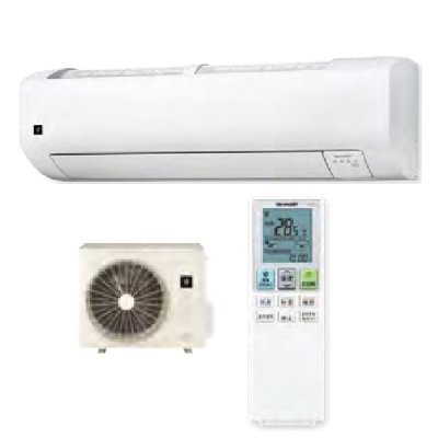 画像1: シャープ AC-40SFH エアコン 14畳 ルームエアコン FHシリーズ 単相100V 20A 冷暖房時14畳程度 ホワイト系♭